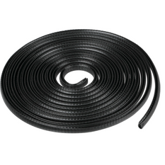 LAMPA Protecție blindată pentru marginea ușii, 5 m, negru