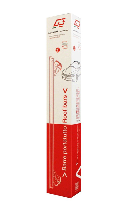 Bară de plafon din aluminiu G3 Pacific Aero 64.230-68.141