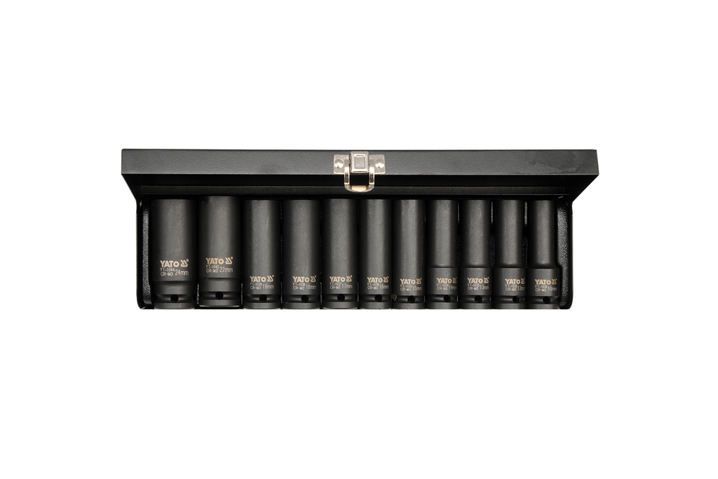 YATO YT-1054 chei tubulare lungi de impact 1/2" 11 buc.