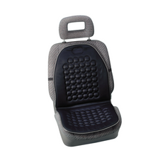 Pernă auto cu masaj LAMPA, neagră, efect de masaj