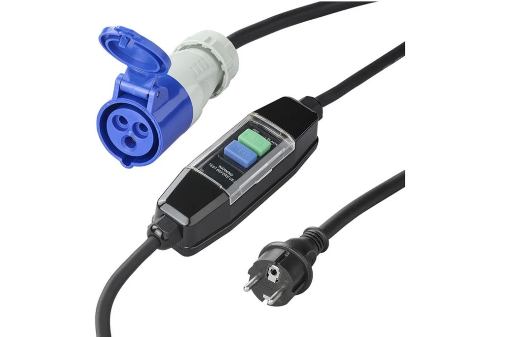 Cablu adaptor Schuko/CEE ProPlus 373589V01DE întrerupător diferențial 150 cm