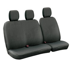 Set huse scaun auto LAMPA Dots-1 negru/gri, pentru autobuze și autoutilitare