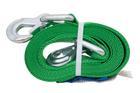 Frânghie de remorcare cu cârlige HILLS 5m/60mm/6t verde