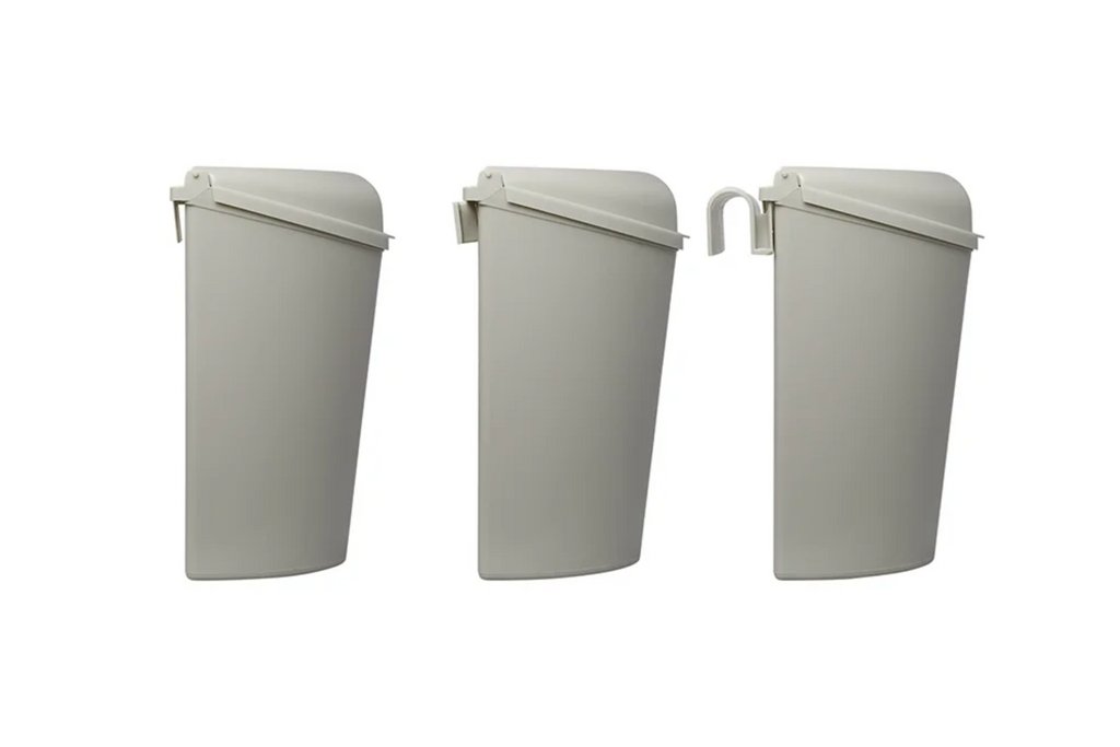 Coș de gunoi ProPlus 370402 cu capac pentru remorci, autorulote, 6L
