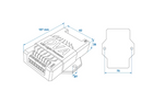 Modul controler de lumini LED pentru remorcă ProPlus 343128S CANBUS 12V