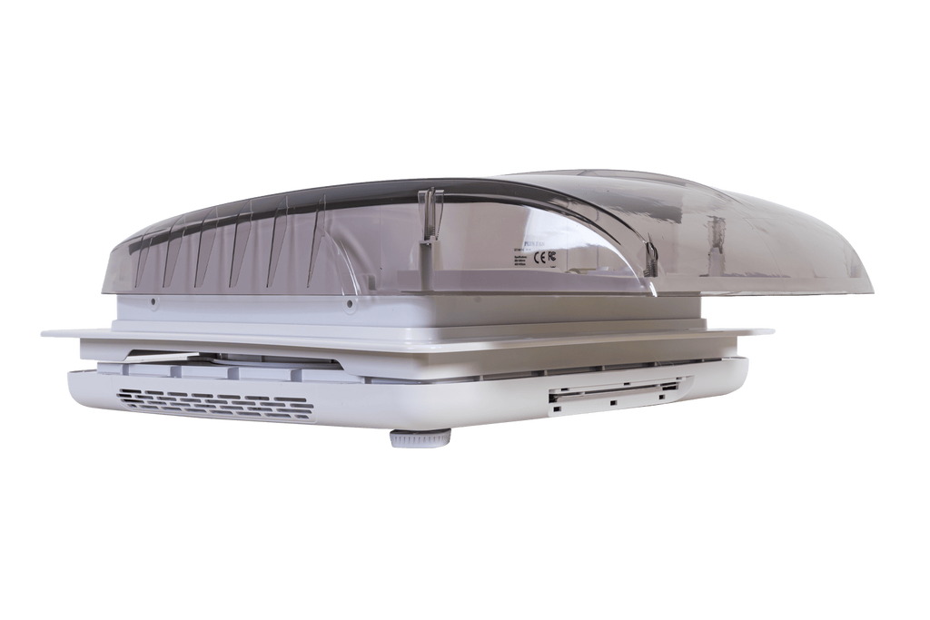 Ventilator automat de acoperiș PUNDMANN PLUS FAN pentru rulote cu iluminare, jaluzea 400×400mm