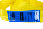 Cablu de remorcare UNITRAILER cu cârlige, curea de remorcare 3m/50mm/3t galben