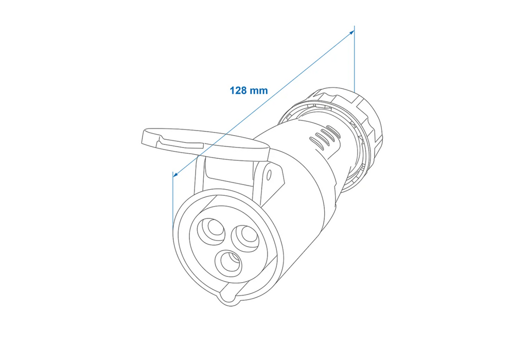 Priză externă CEE 16A 230V ProPlus 373502 cu carcasă detașabilă