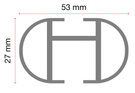 Bară de plafon universală G3 Pacific 64.130-68.094 aluminiu