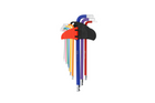 Set de nouă chei Allen YATO YT-05635, cap sferic, 1,5-10 mm