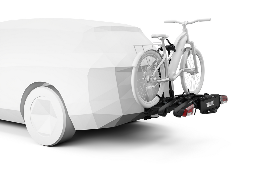 Thule EasyFold 3 - suport de biciclete pliabil pentru cârligul de remorcare, pentru 3 biciclete (945100)