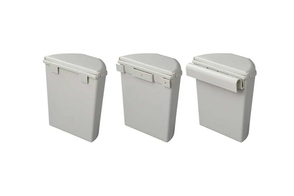 Coș de gunoi ProPlus 370402 cu capac pentru remorci, autorulote, 6L