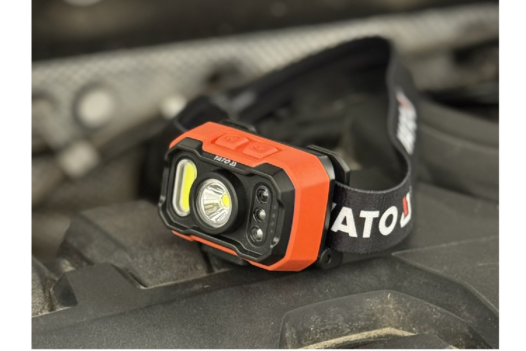 Lanternă frontală LED YATO YT-085942 cu senzor de mișcare 1000lm
