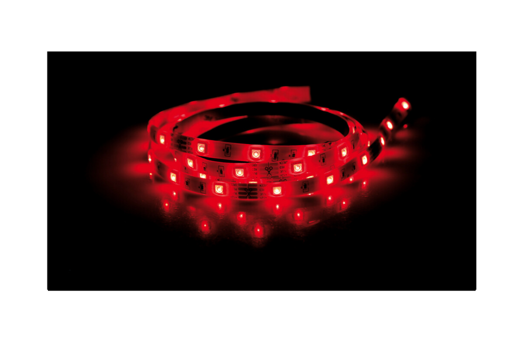 Bandă LED RGB cu bandă autoadezivă LAMPĂ 12/24V 200 cm