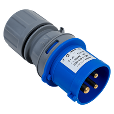 Ștecher electric MANTES 3P, mufă mascul, portabil, 16A, 230V