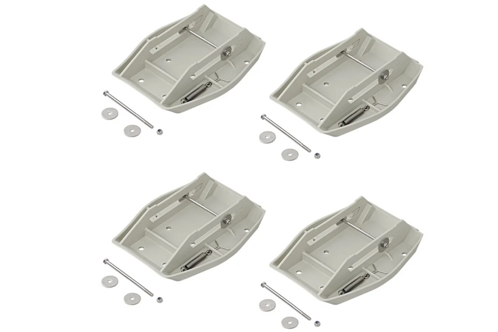 Set de patru plăcuțe de susținere pentru stabilizator de remorcă ProPlus 361519 cu arc 20,5x27,5cm