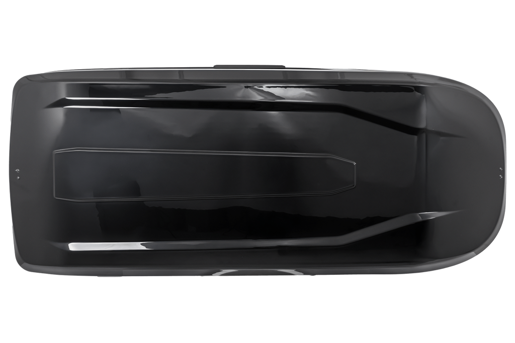 Cutie de portbagaj Inter Pack Monsun PRO L, negru metalizat