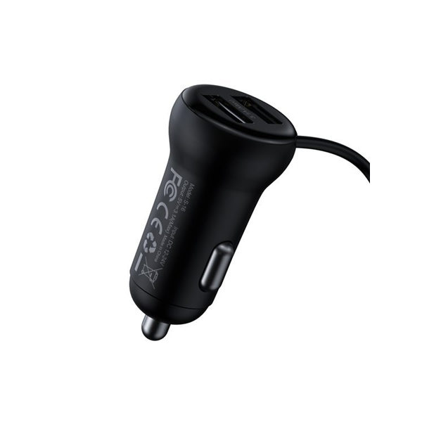 Transmițător FM BASEUS T S-16 Bluetooth 5.0 MP3 + încărcător auto 2x USB