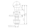 Sferă de remorcare WINTERHOFF 50mm 3500kg