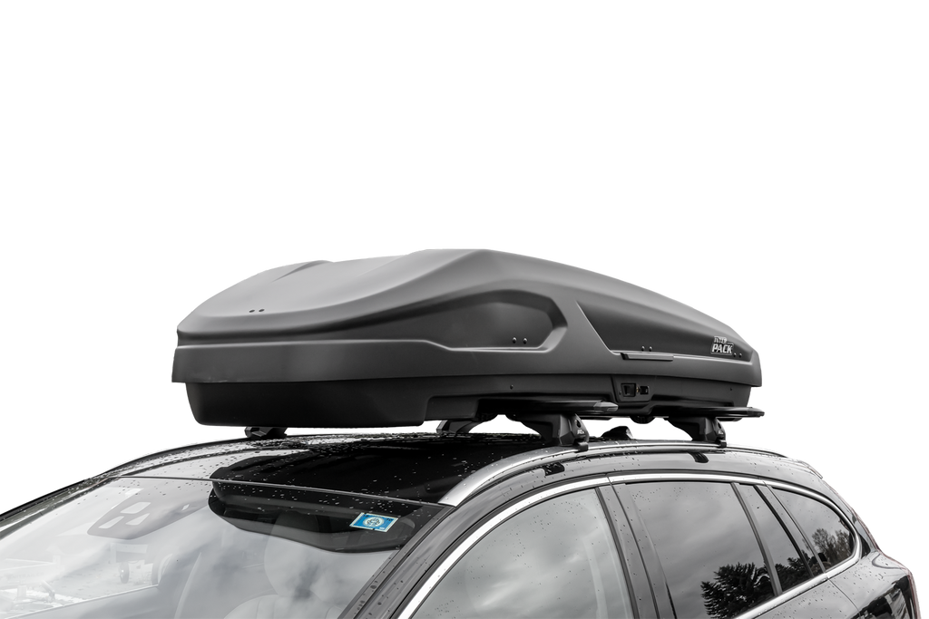 Cutie de portbagaj Inter Pack Monsun M, negru mat