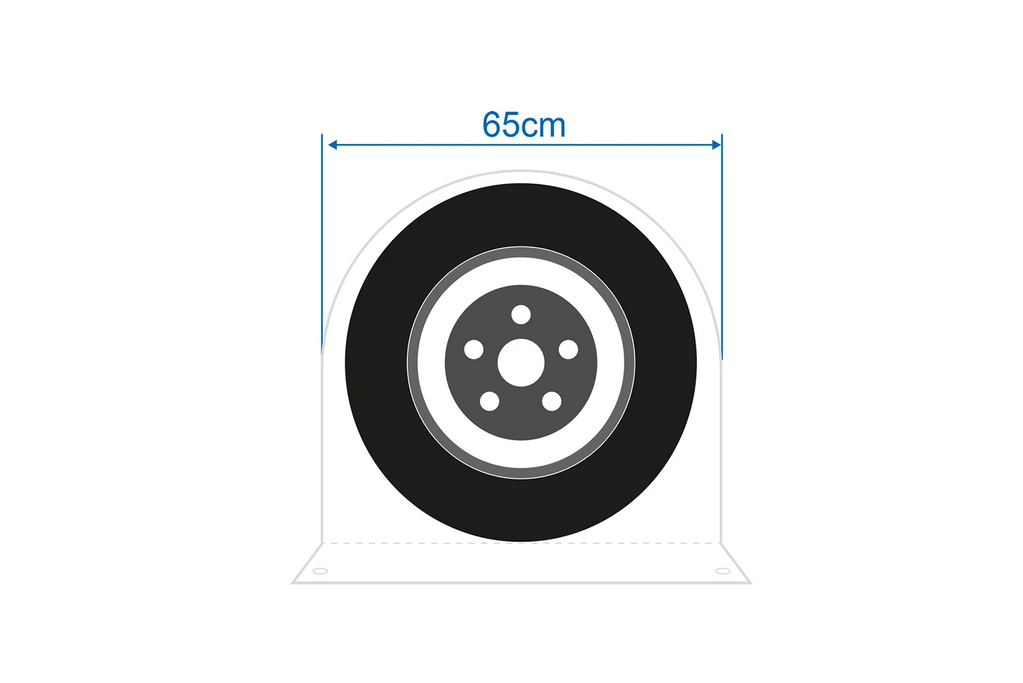 Capac de roată ProPlus 610312 pentru o roată cu un diametru maxim de 65 cm