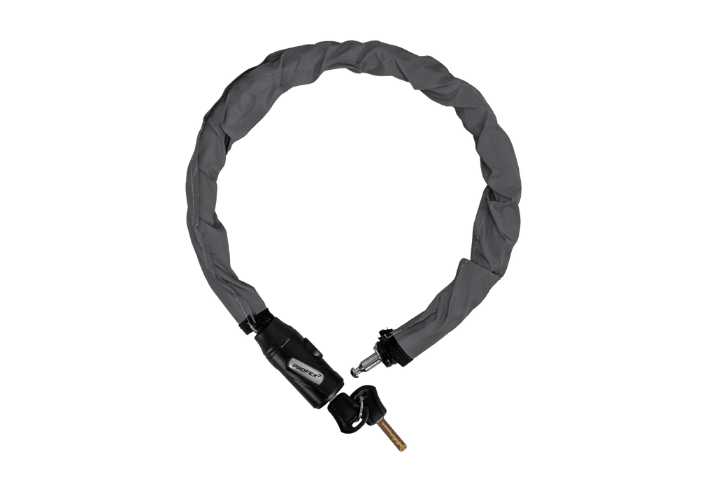 Lacăt de bicicletă PROFEX Reflex Steel Armor, lungime 70 cm