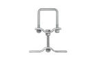 Suport roată de rezervă pentru remorcă ProPlus pentru profil de 60x60 mm