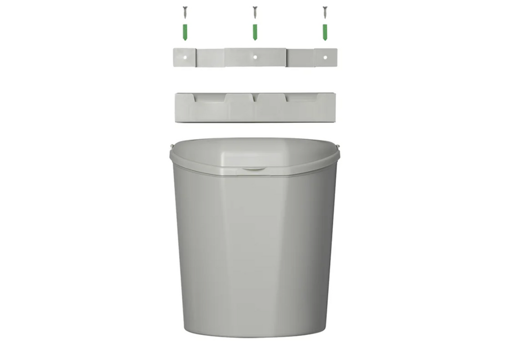 Coș de gunoi ProPlus 370402 cu capac pentru remorci, autorulote, 6L