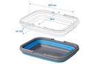 ProPlus 370303 bol pliabil de călătorie din silicon, 9L