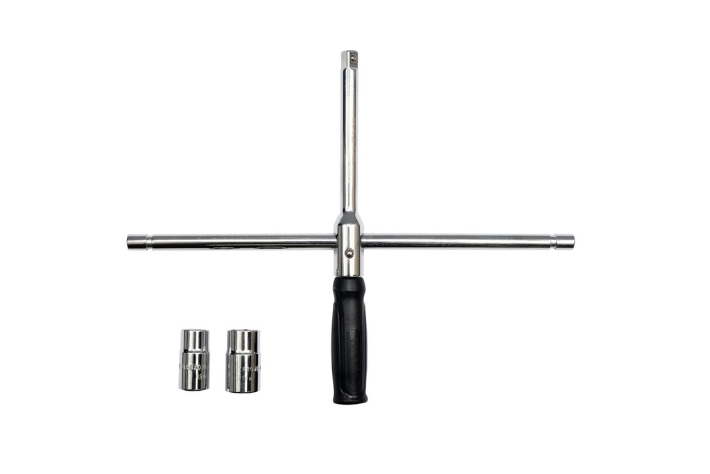 Cheie pliabilă pentru roți auto în cutie YATO YT-08035, chei tubulare 17-23 mm