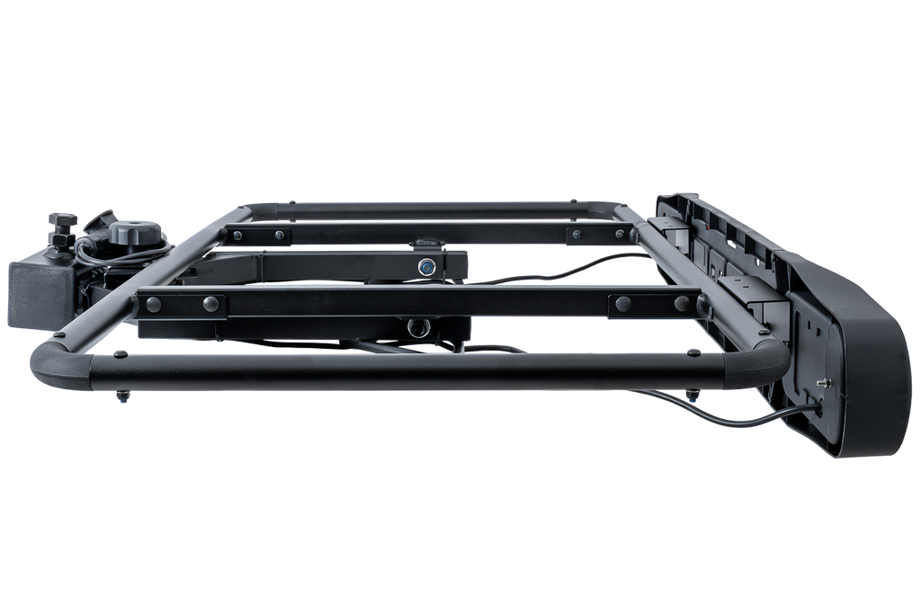 Platformă montată pe cârlig Inter Pack Re-Cargo + adaptor pentru transportul a 3 biciclete