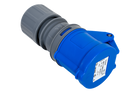Priză electrică MANTES 2P+Z, priză portabilă 16A 230V cu clapetă