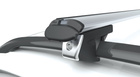 Bară de plafon din aluminiu Atera Signo RT 048222, neagră (122 cm), pentru șine