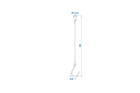 Set de patru cabluri de siguranță cu cârlige ProPlus 342130S lungime 285 mm