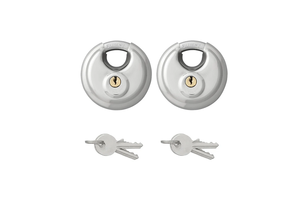Set de două lacăte rotunde ProPlus 341319S, cu disc, 70 mm