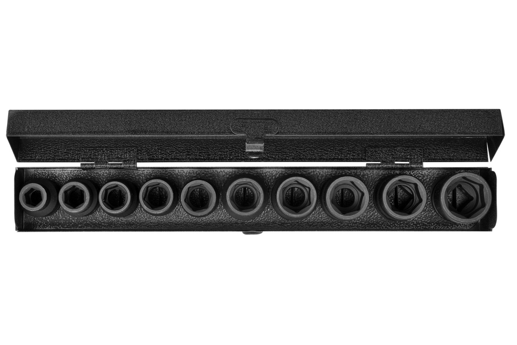 Chei tubulare de impact scurte YATO YT-1025, 1/2", 10 buc.