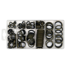 Set de șaibe metal-cauciuc YATO YT-068582 mix de dimensiuni 150 bucăți