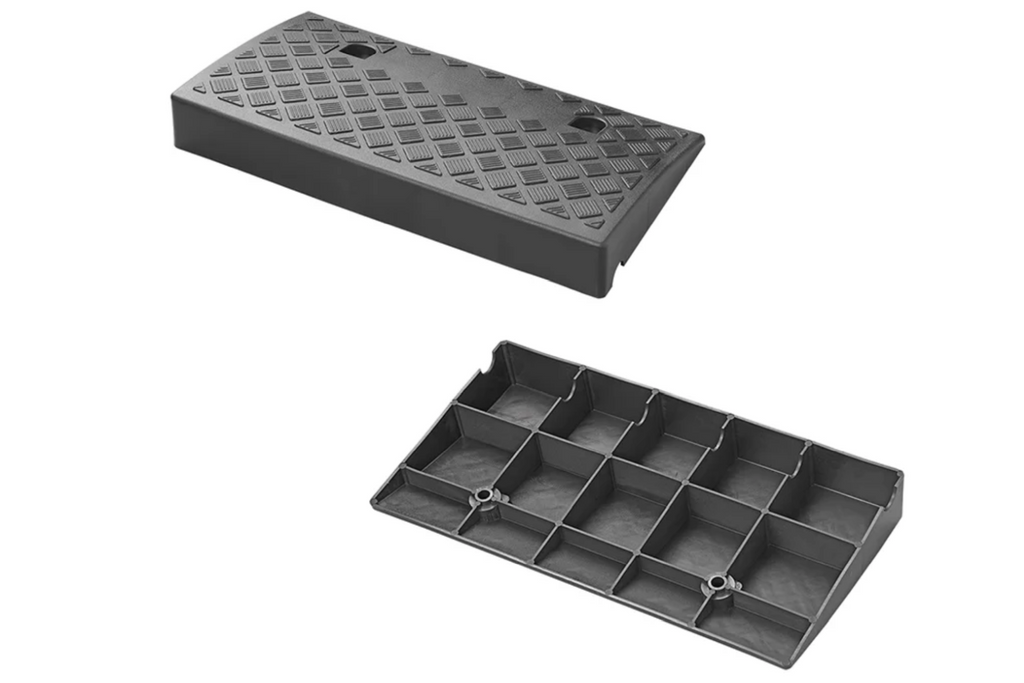 Set de două rampe ProPlus 361570, rampe de cauciuc 7 cm, 3000 kg