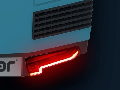 Towbox V3 Ediție LED Gri - cutie de bagaje montată pe bara de remorcare