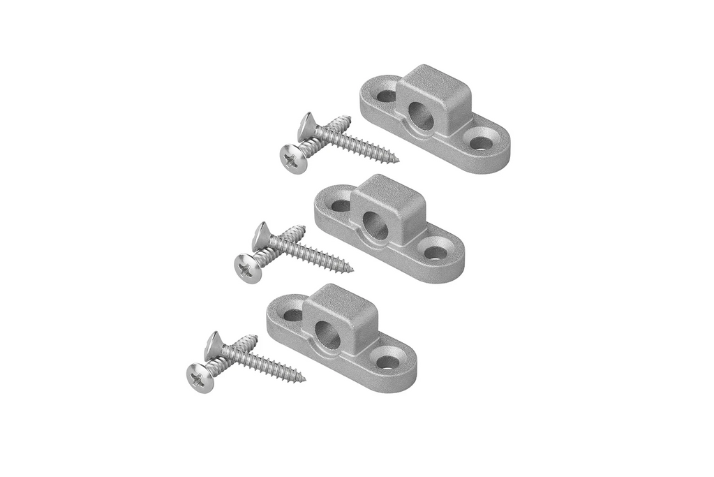 Set de trei inele metalice orizontale pentru copertina ProPlus, suporturi de montare a cadrului copertinei