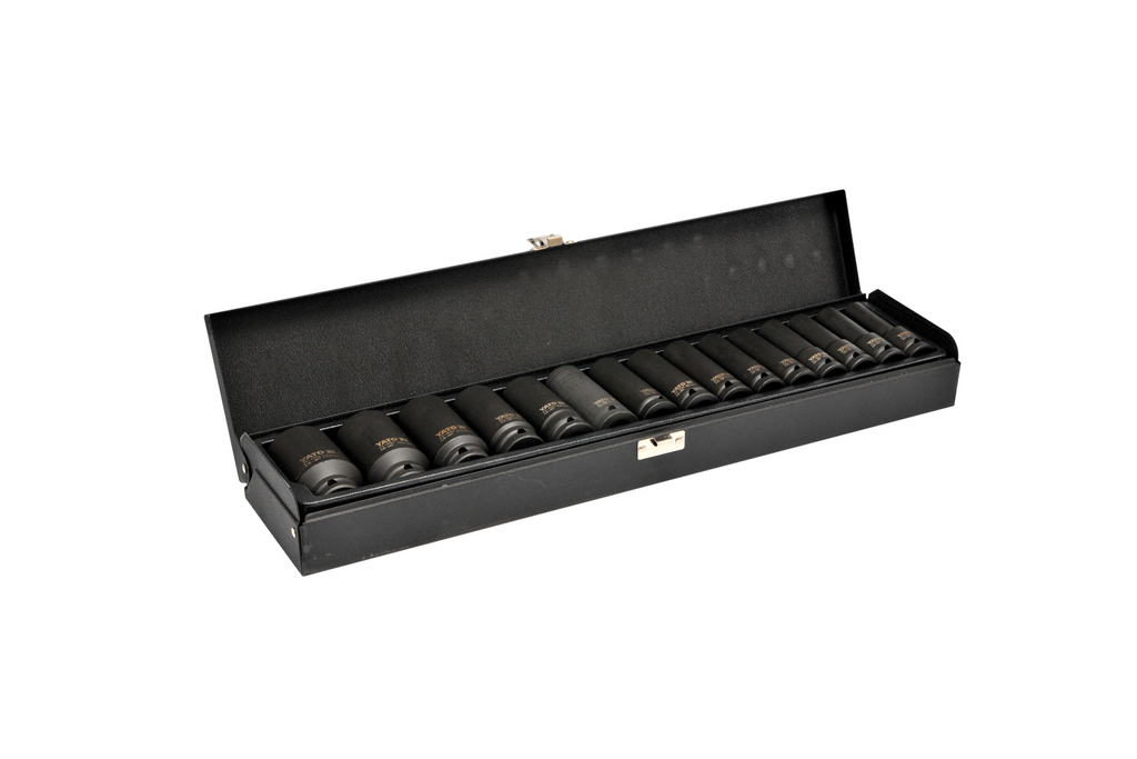 Chei tubulare de impact lungi YATO YT-1055, 1/2", 15 buc.