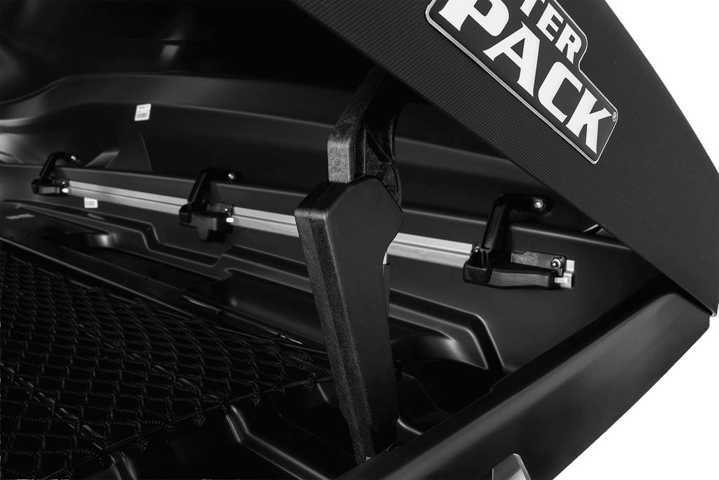 Cutie de portbagaj Inter Pack Monsun M, negru mat