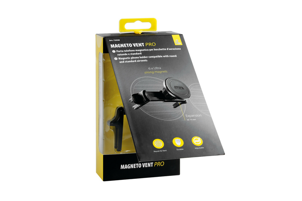 Suport magnetic pentru telefon LAMP Magneto Vent Pro pentru orificii de ventilație universale