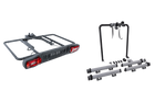 Platformă montată pe cârlig Inter Pack Re-Cargo + adaptor pentru transportul a 2 biciclete