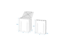 Coș de gunoi pliabil pentru camping ProPlus 370408, capacitate 30l