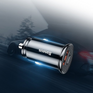 Încărcător auto circular BASEUS USB-A, USB-C 30W din plastic