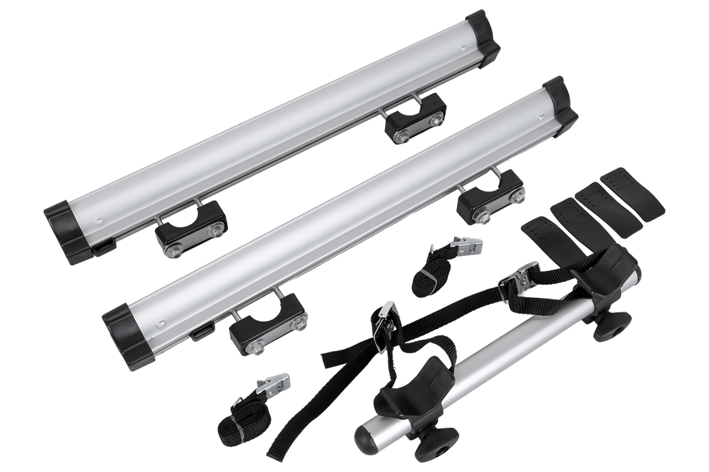 Platformă cu cutie de remorcare + adaptor pentru transportul a 3 biciclete Inter Pack Re-Cargo
