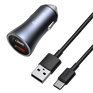 Set încărcător auto BASEUS Golden Pro 2xUSB 40W + cablu USB